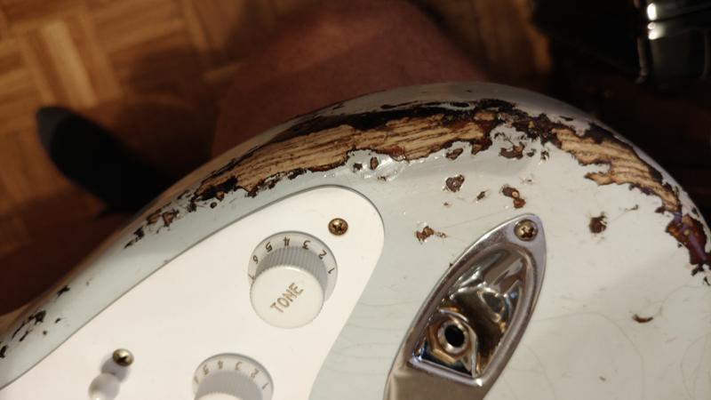 Fender Custom Shop Limited Edition 70th Anniversary 1954 Stratocaster Heavy Relic in Super Faded Aged Sonic Blue over Two-Tone Sunburst