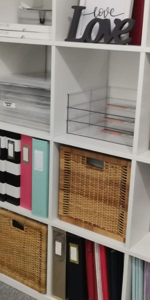 Deflecto - Stackable Storage Tray x 3