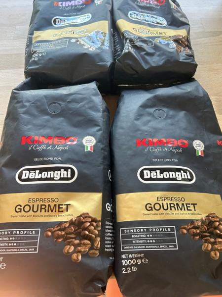 Kimbo for De'Longhi, Gourmet 80 % Arabica 20 % Robusta, 1 kg