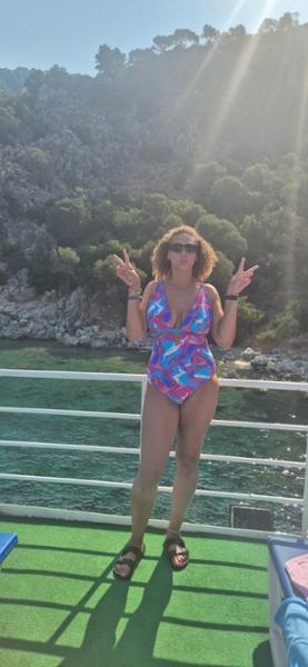 Curvy Kate Ibiza Reversible Non-Wired Multiway Swimsuit Print Mix