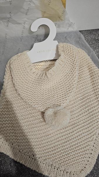 Katie Loxton Knitted Baby Poncho