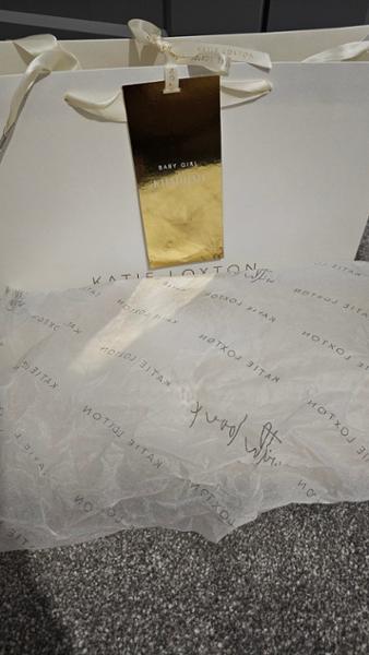 Katie Loxton Knitted Baby Poncho