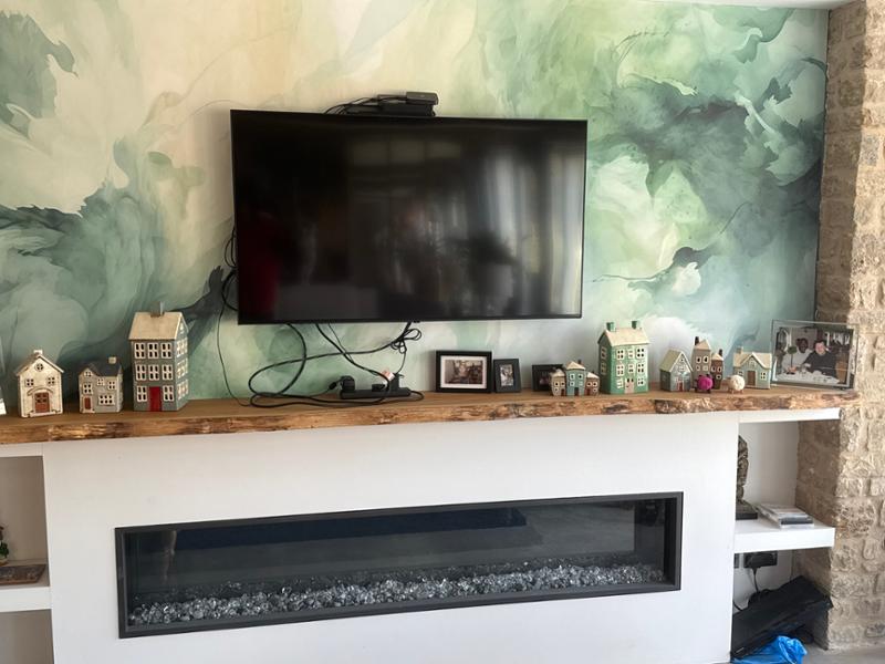 Great mural for atmosphere