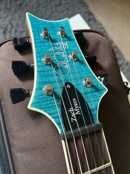 PRS SE Zach Myers Signature Semi-Hollow Electric Guitar in Myers Blue
