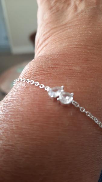 Love You Lots 'Love You Grandma' Bracelet in Silver Plating