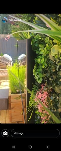 Garden TV wall