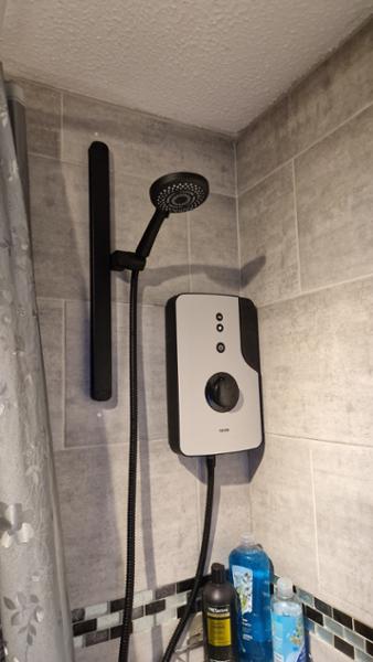 Triton Showers ENlight Back to Wall 9.5kW Grey Electric Shower
