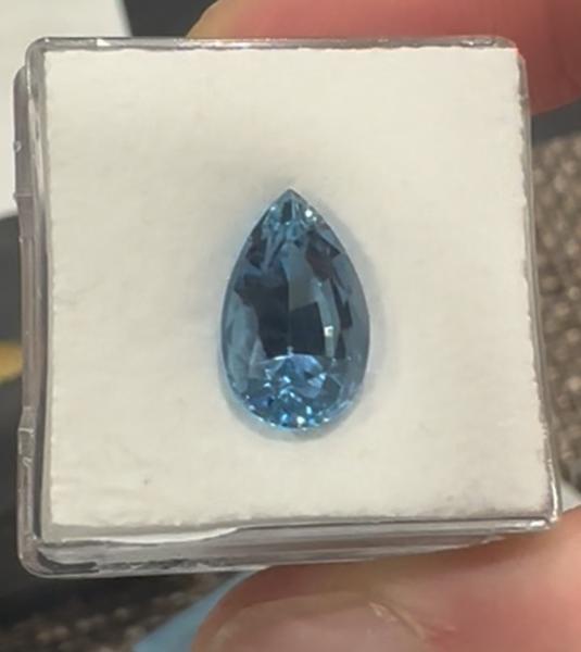 Santa Maria Afrique Aquamarine - Pear Cut