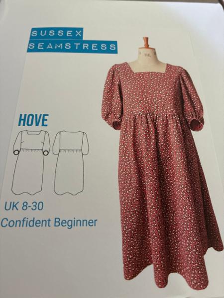 Sussex Seamstress Hove Dress Paper Pattern. Size 8-30