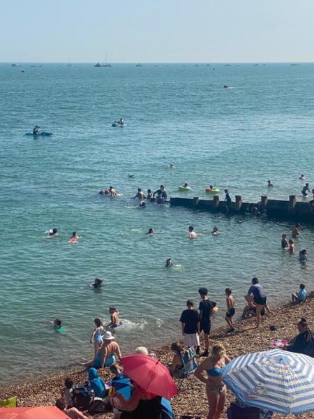 Eastbourne August 2025, including Airshow