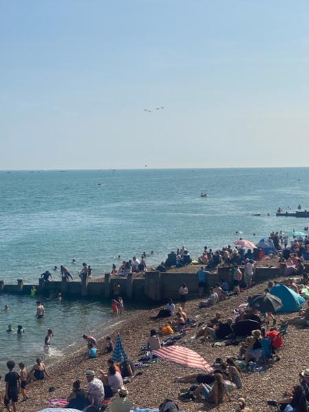 Eastbourne August 2025, including Airshow