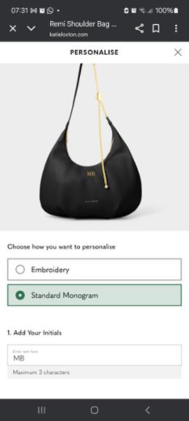 Remi Shoulder Bag in Black