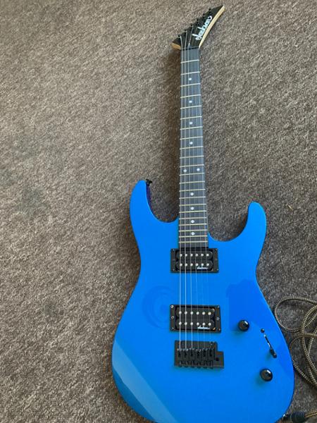 Jackson JS11 Dinky in Metallic Blue with Amaranth Fretboard