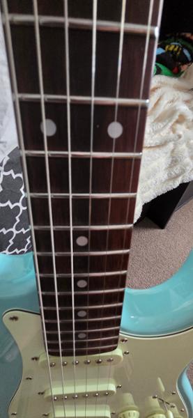 Eastcoast ST1 Electric Guitar In Daphne Blue With Rosewood Fretboard