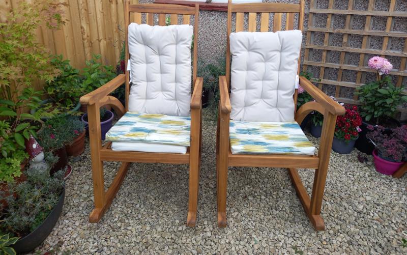 Lymington Acacia Wooden Rocking Chair