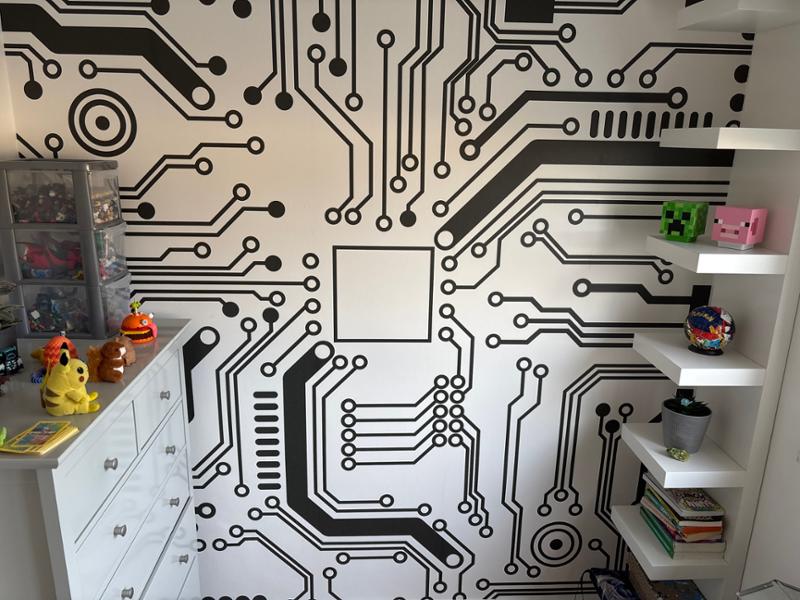 Circuit board - excellent choice for gamers. Excellent quality