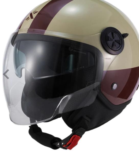 Open face helmet