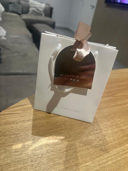 Small Personalised Silver Gift Tag