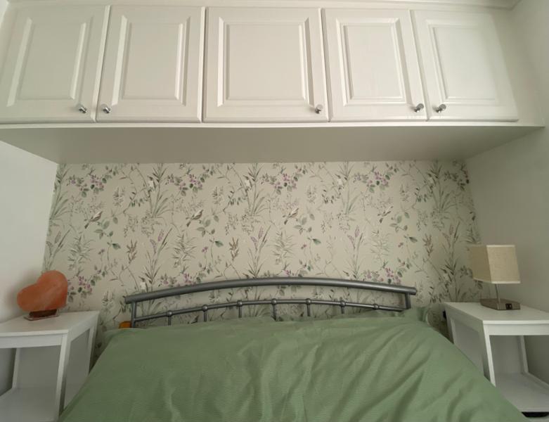 Mariko Bird Floral Wallpaper Green Crown M1552