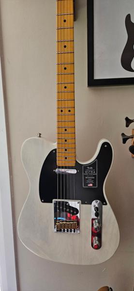 Fender American Ultra Luxe Vintage '50s Telecaster in White Blonde