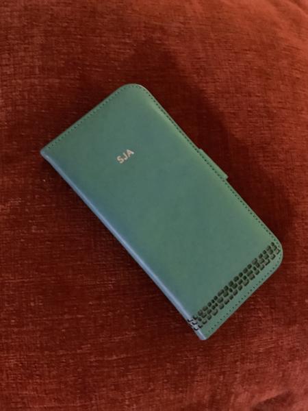 "Rila" iPhone 15  Plus 6.7" Turquoise Genuine Leather Wallet Case for Women, each with a Unique Vintage Patina