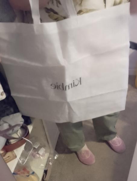 Kimbie Quilted Tote Bag with Dalmatian Jasper Bag Charm - Khaki