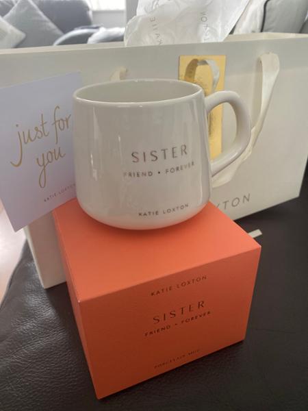 Katie Loxton Porcelain Mug 'Sister'