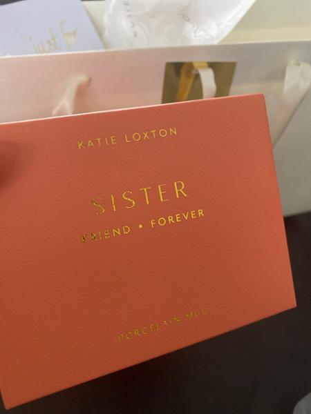 Katie Loxton Porcelain Mug 'Sister'