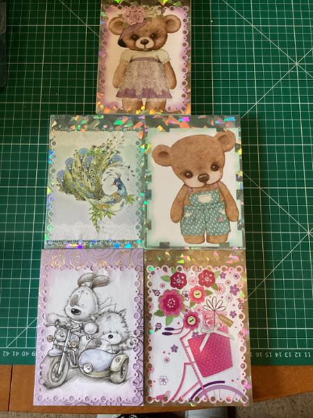 Paper Dienamics - Mini Stamping or Notelet Pads - Limited Offer