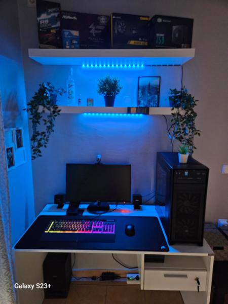 Corsair K55 RGB Pro Gaming Μεμβράνης Ενσύρματο Full Size Πληκτρολόγιο με RGB Μαύρο (GR)