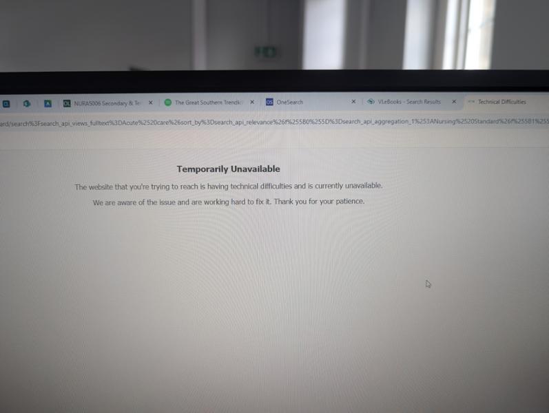 Unable to access the website