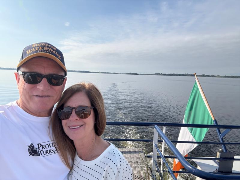 Floating Up the Shannon River