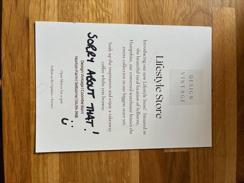 Fantastic online service with a very personal touch