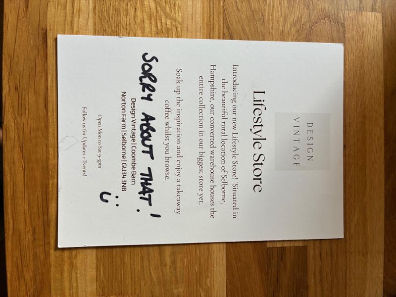 Fantastic online service with a very personal touch