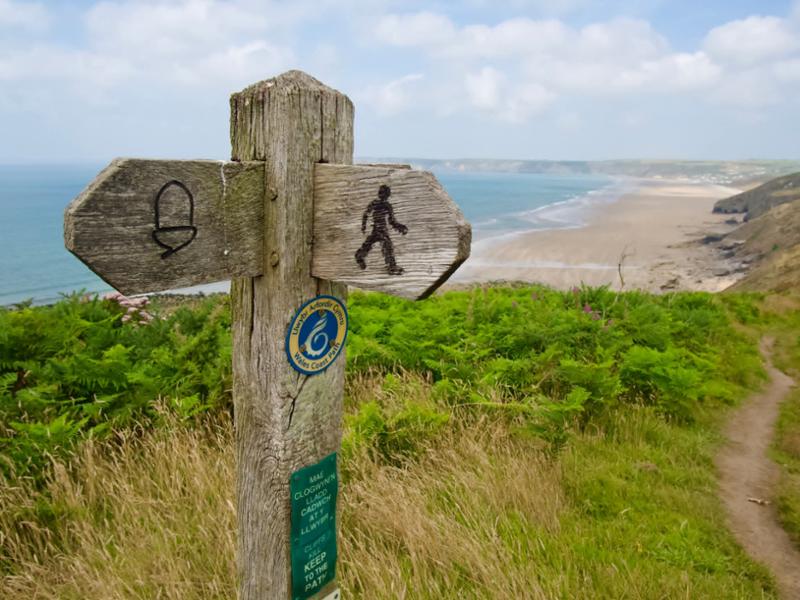 Beautiful Welsh Walking Along the Irish Sea