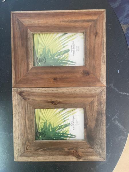 Quality wooden frame.