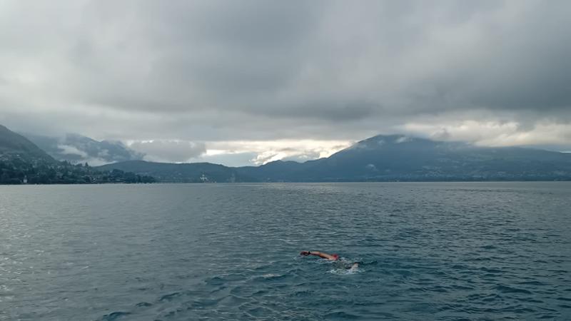 Great solo swim annecy