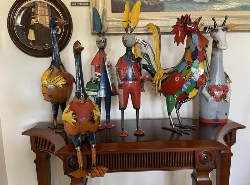 Metal Animals of Delight -Both Indoor and Outdoors