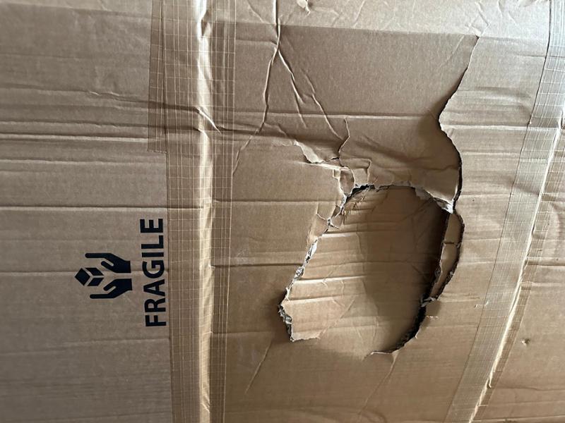 Poor packaging
