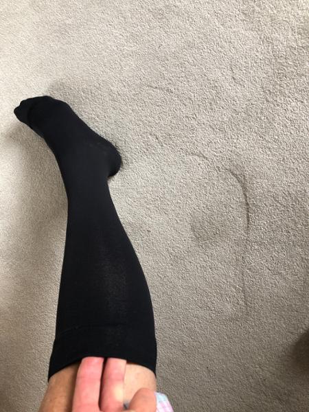 Beautiful socks to ease the day.