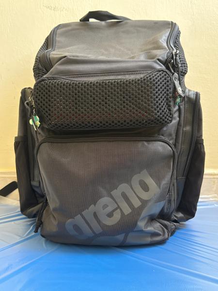 Arena One Go Backpack 45L - Black | ProSwimwear