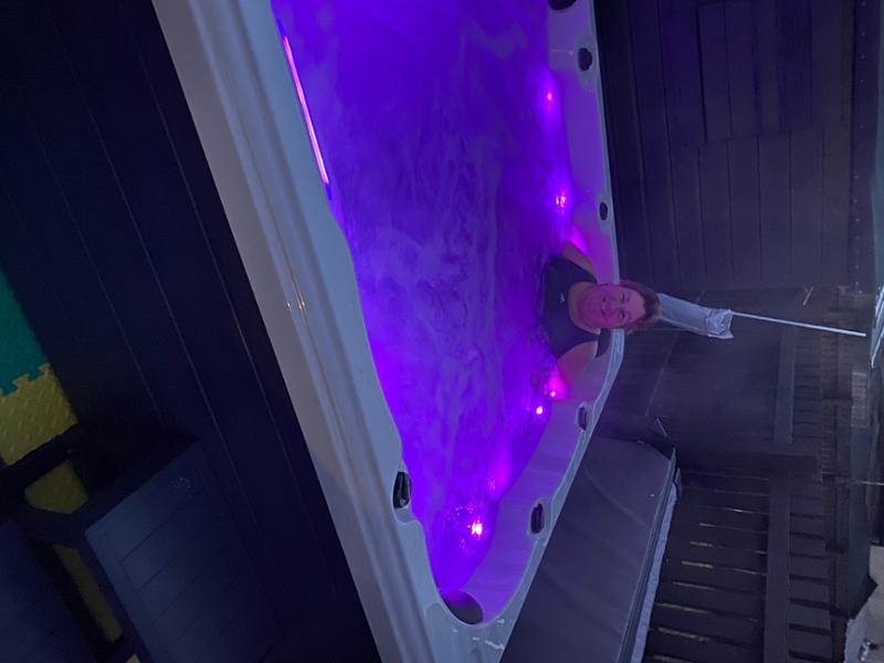 fantastic loving my hot tub