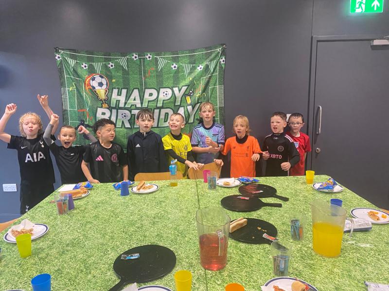 Perfect football mad party