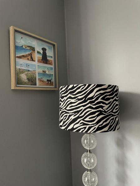 Beautiful Zebra lampshade
