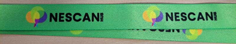 Design 1 - 20mm Full Colour Bespoke Printed Recycled Lanyard