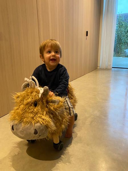 Hubert Highland Cow Ride On Toy