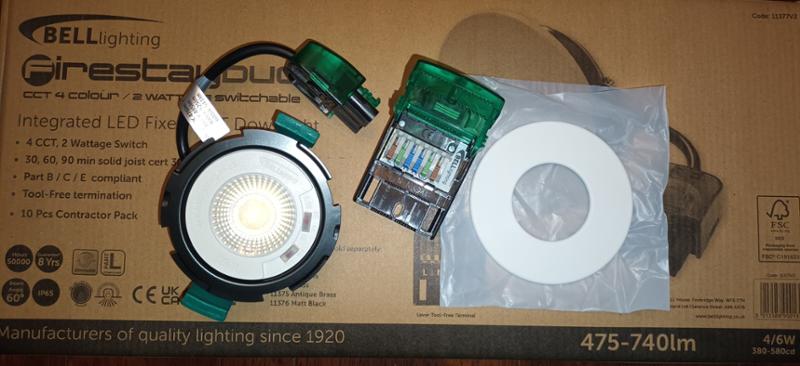 Bell Firestay Duo V2 LED Downlight CCT Wattage Select 10 Pack