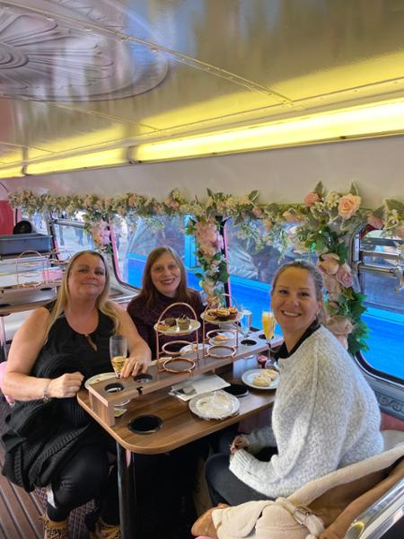 Afternoon Tea Bus fun.