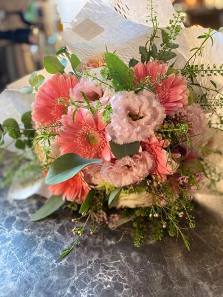 Beautiful birthday flowers ordered from the UK, delivered to Italy