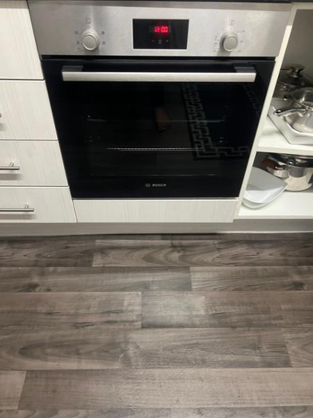 Bosch HHF113BR0B Built-in 66L Electric Single Oven – Stainless Steel – A Rated